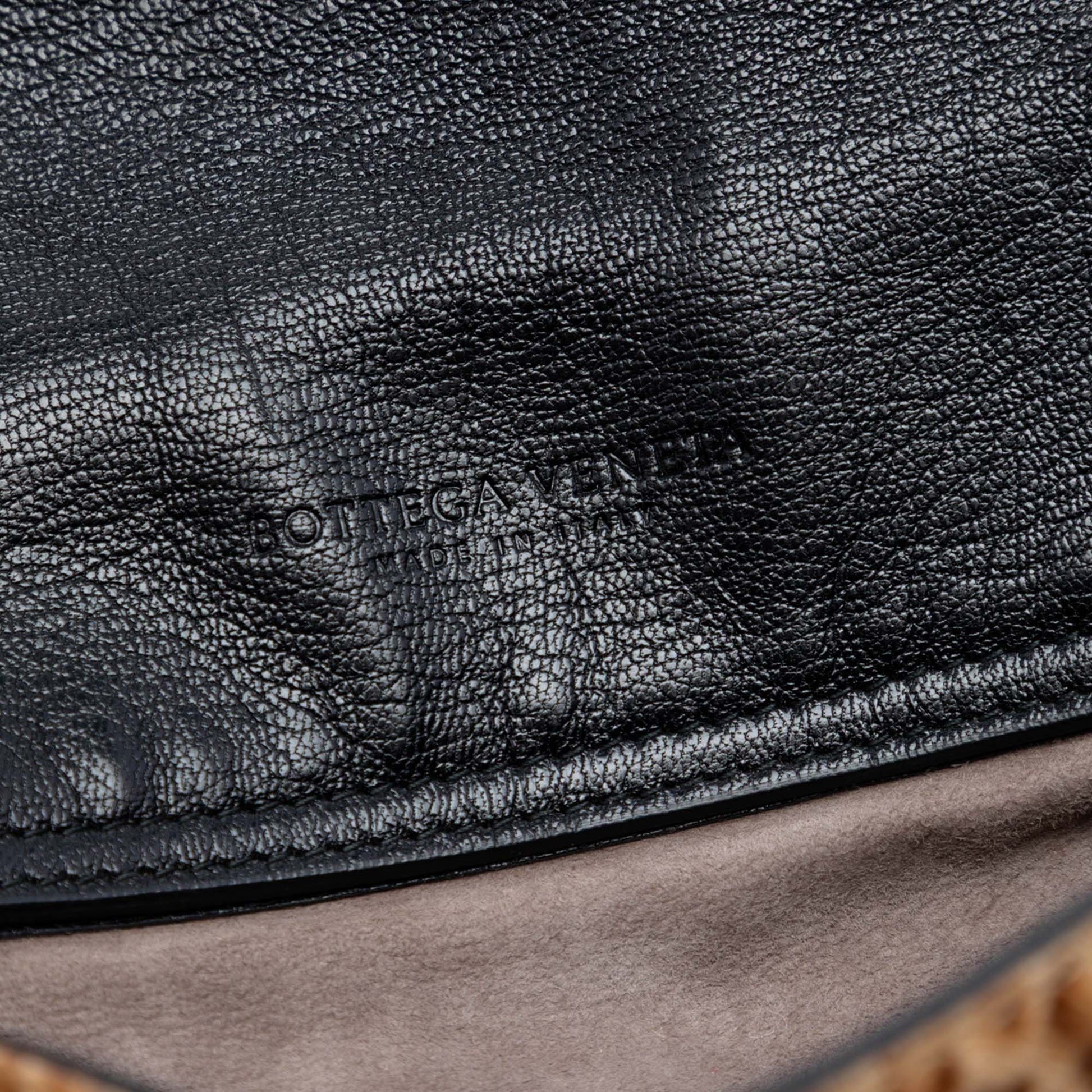 Bottega Veneta Pony Hair Leopard Print Shoulder Bag