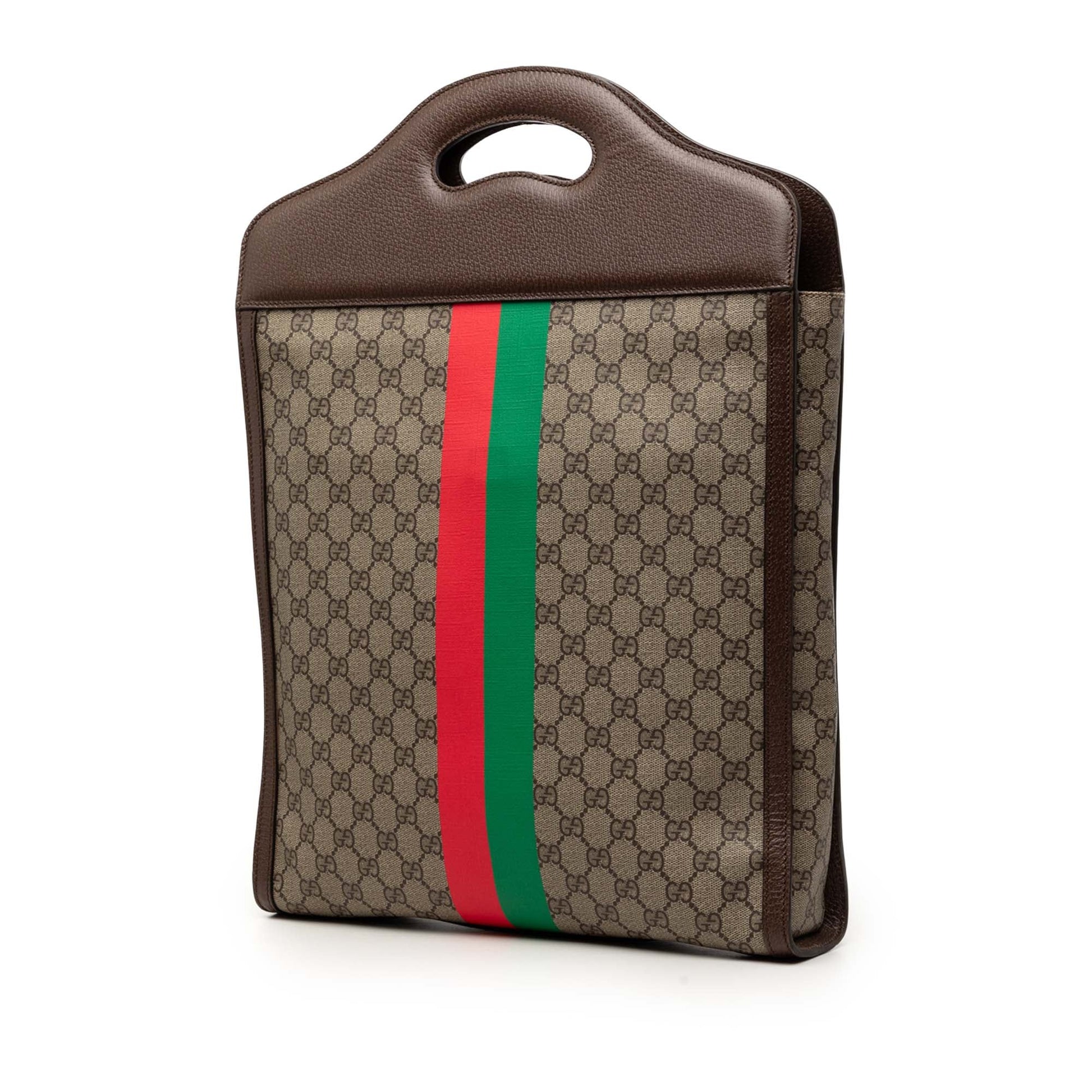 Gucci GG Supreme Web Tiger Satchel
