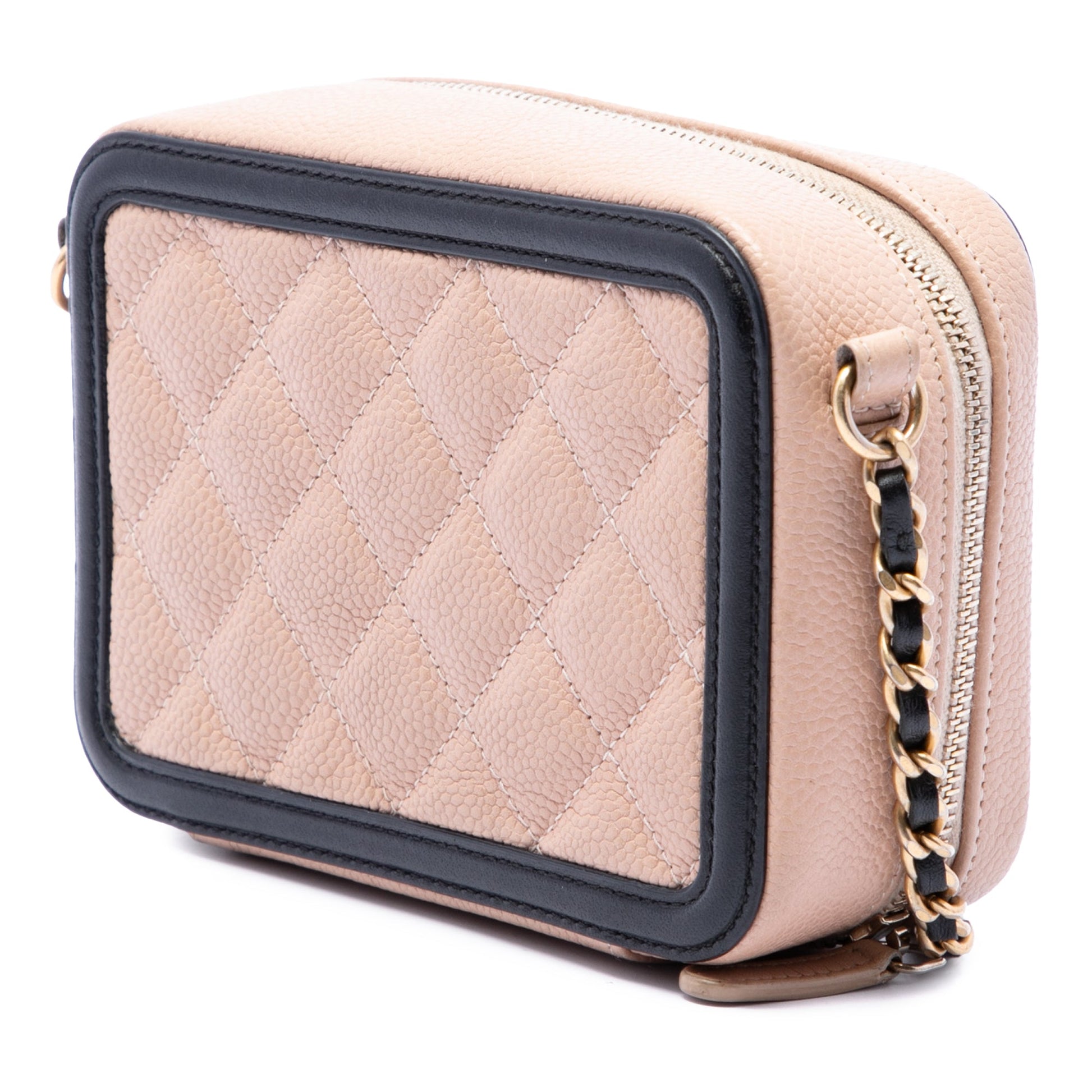 Chanel Mini Caviar CC Filigree Crossbody