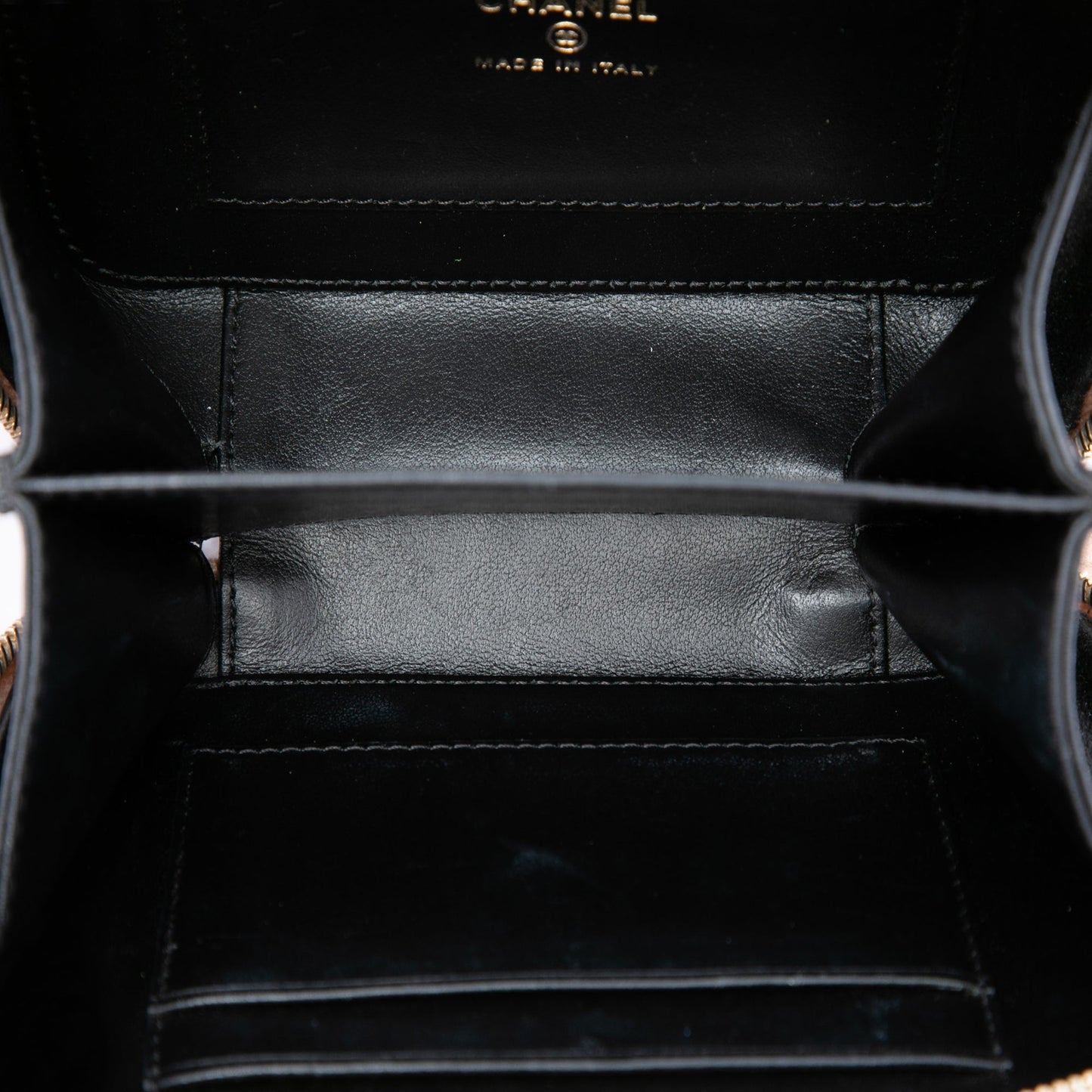 Chanel Mini Caviar CC Filigree Crossbody