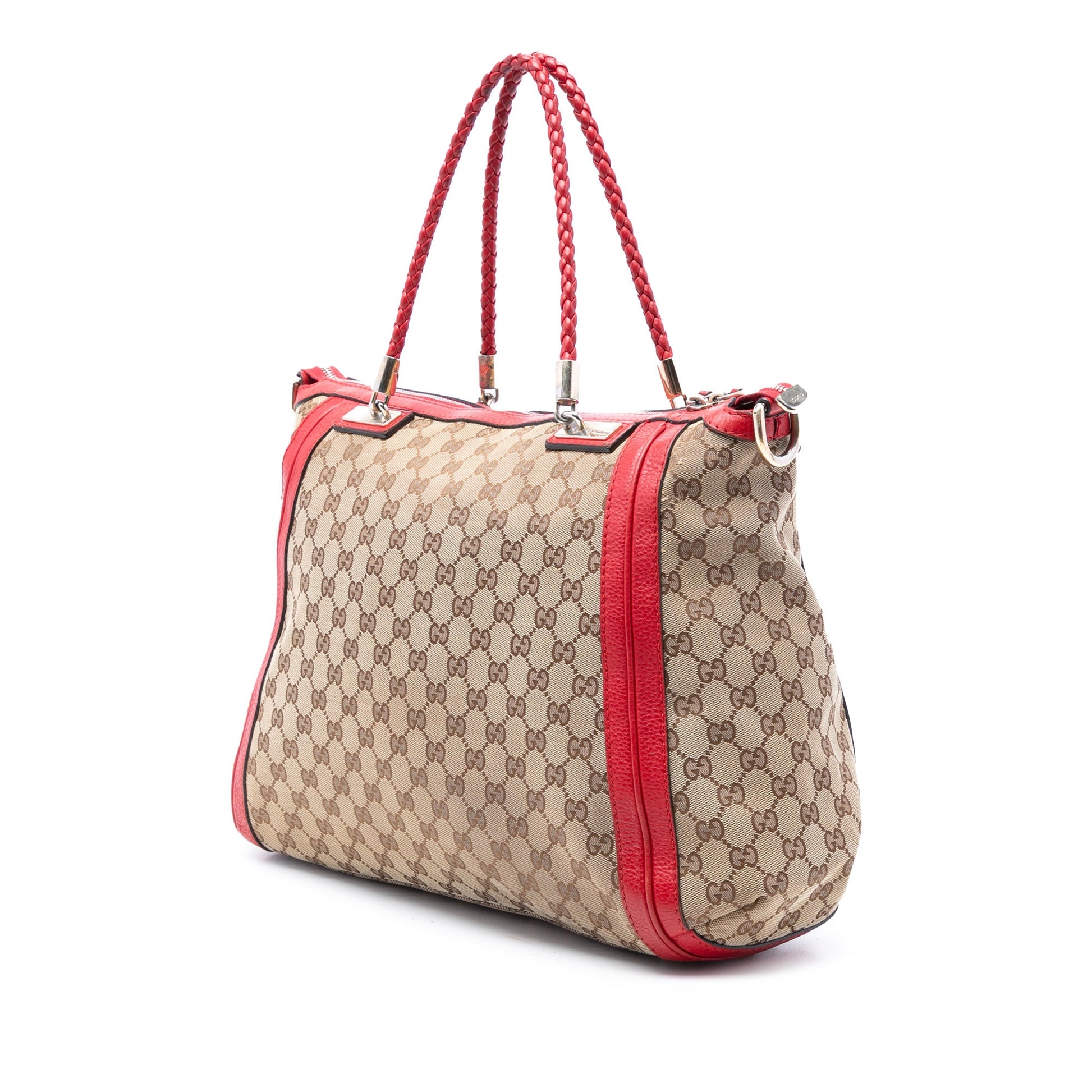 Gucci Large GG Canvas Bella Satchel