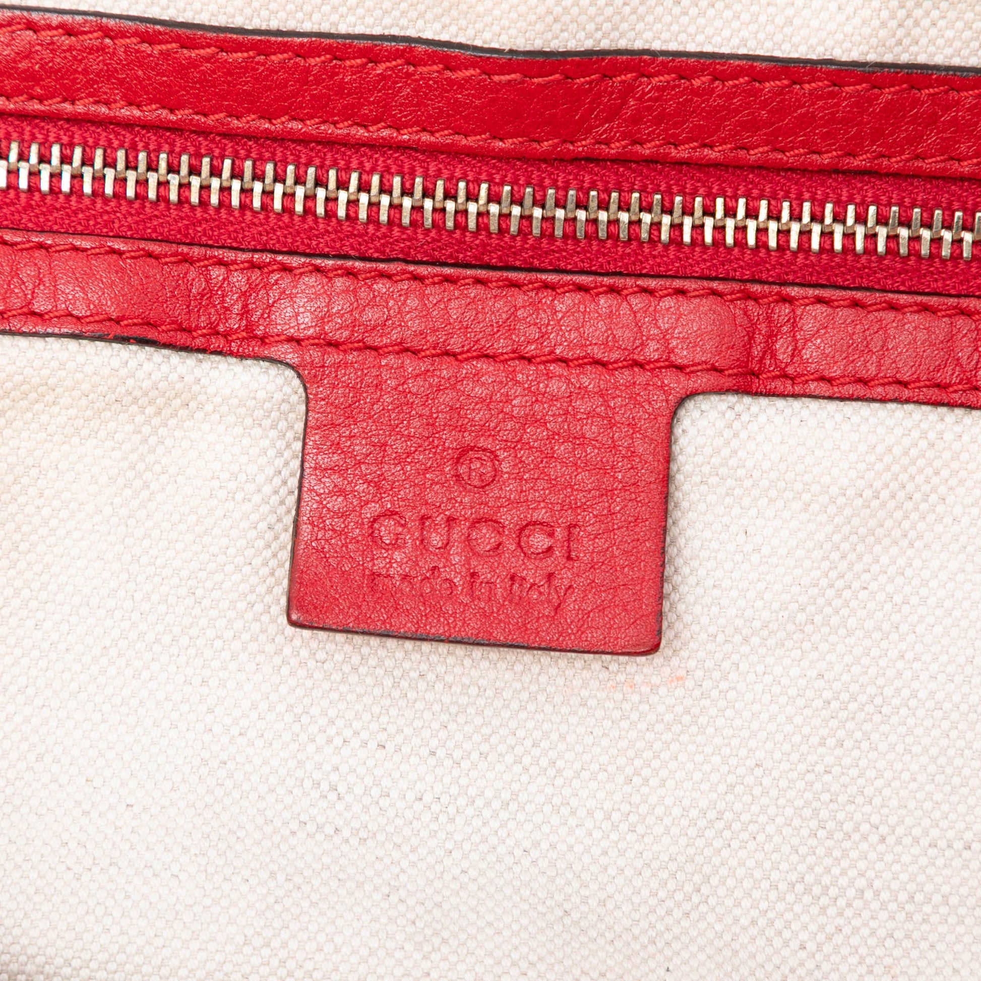 Gucci Large GG Canvas Bella Satchel