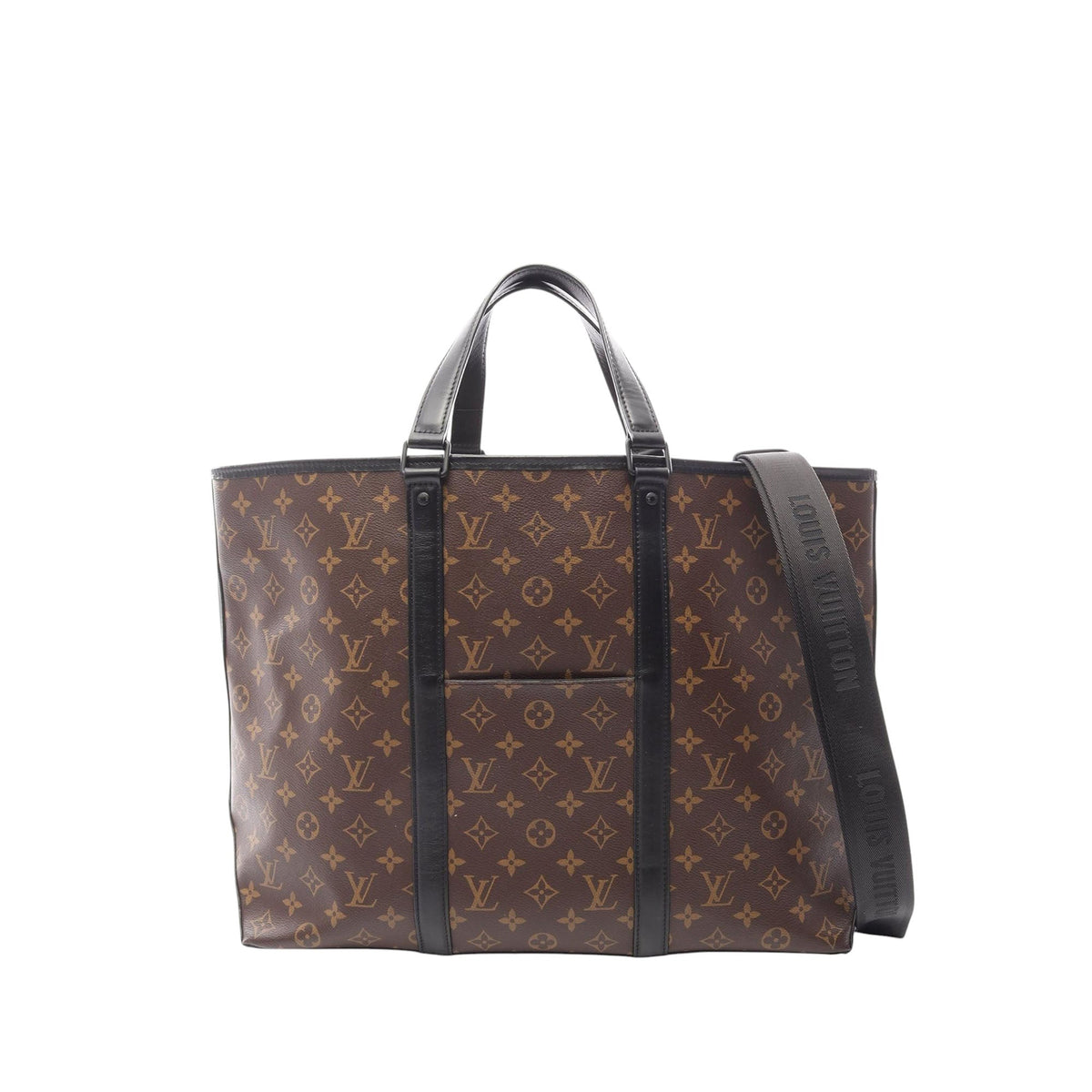 Louis Vuitton Monogram Macassar Weekend Tote GM — Brown