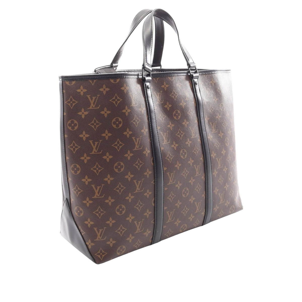 Louis Vuitton Monogram Macassar Weekend Tote GM — Brown