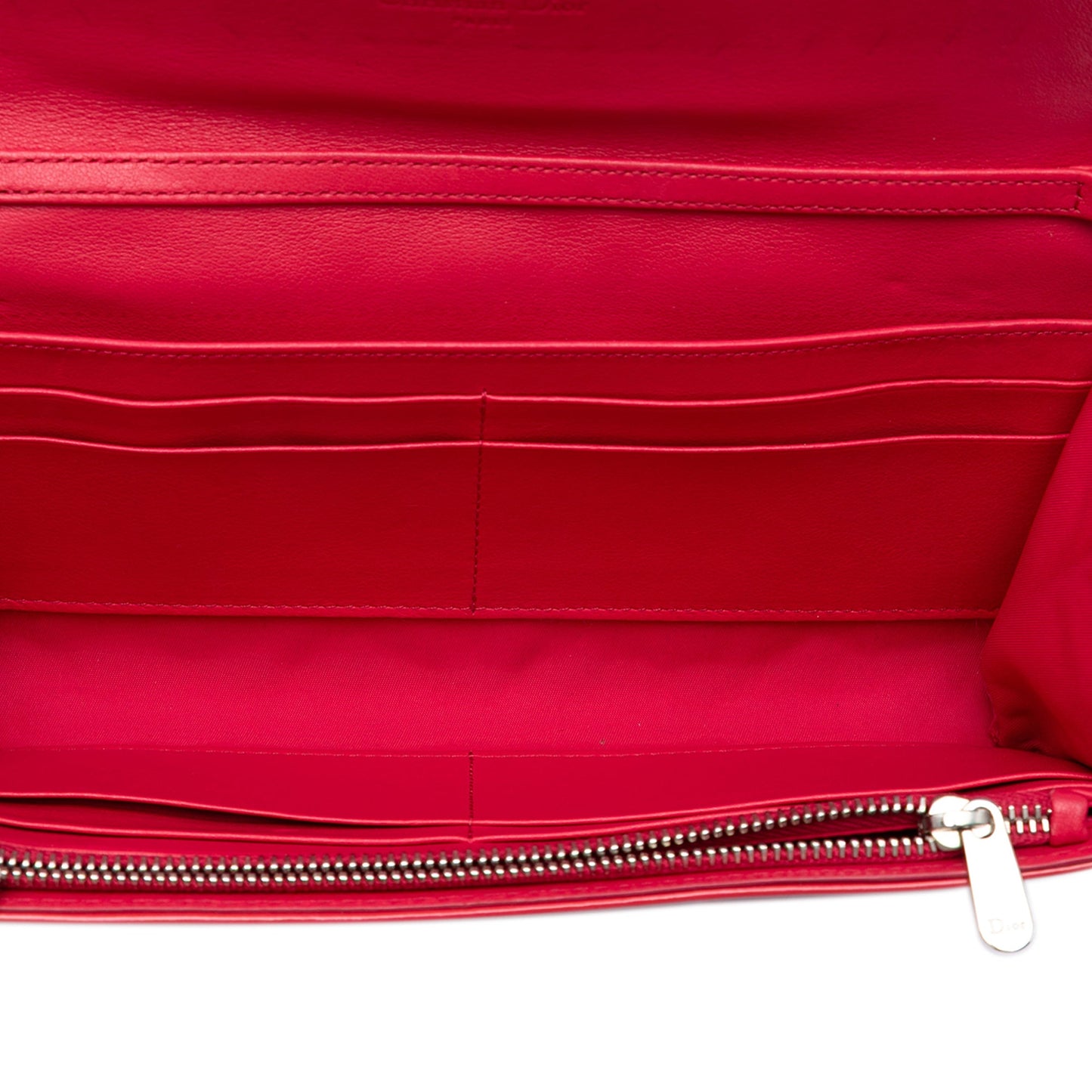 Dior Patent Cannage Lady Dior Wallet On Chain
