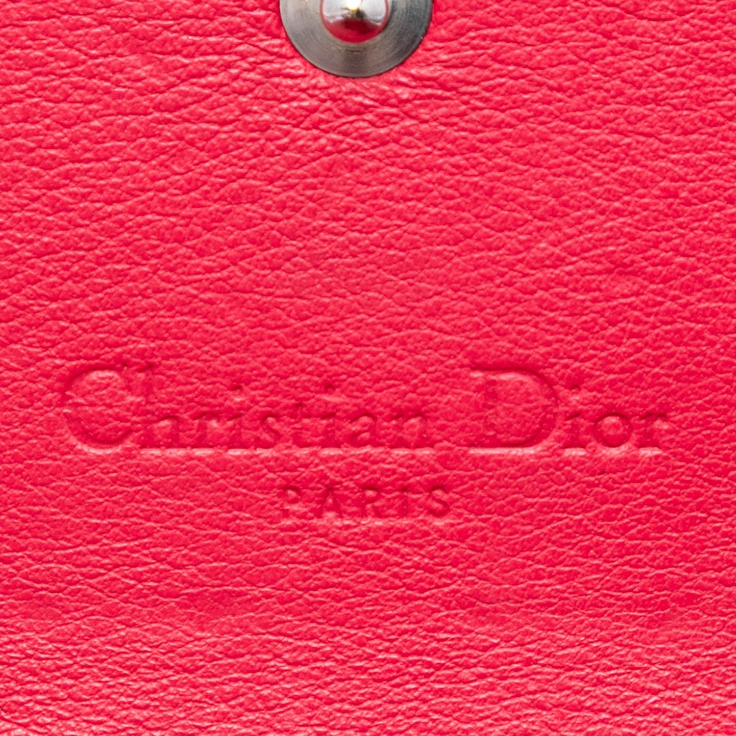 Dior Patent Cannage Lady Dior Wallet On Chain