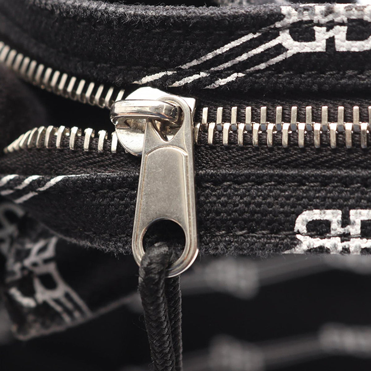 Balenciaga Large BB Monogram Canvas Trade Tote — Black