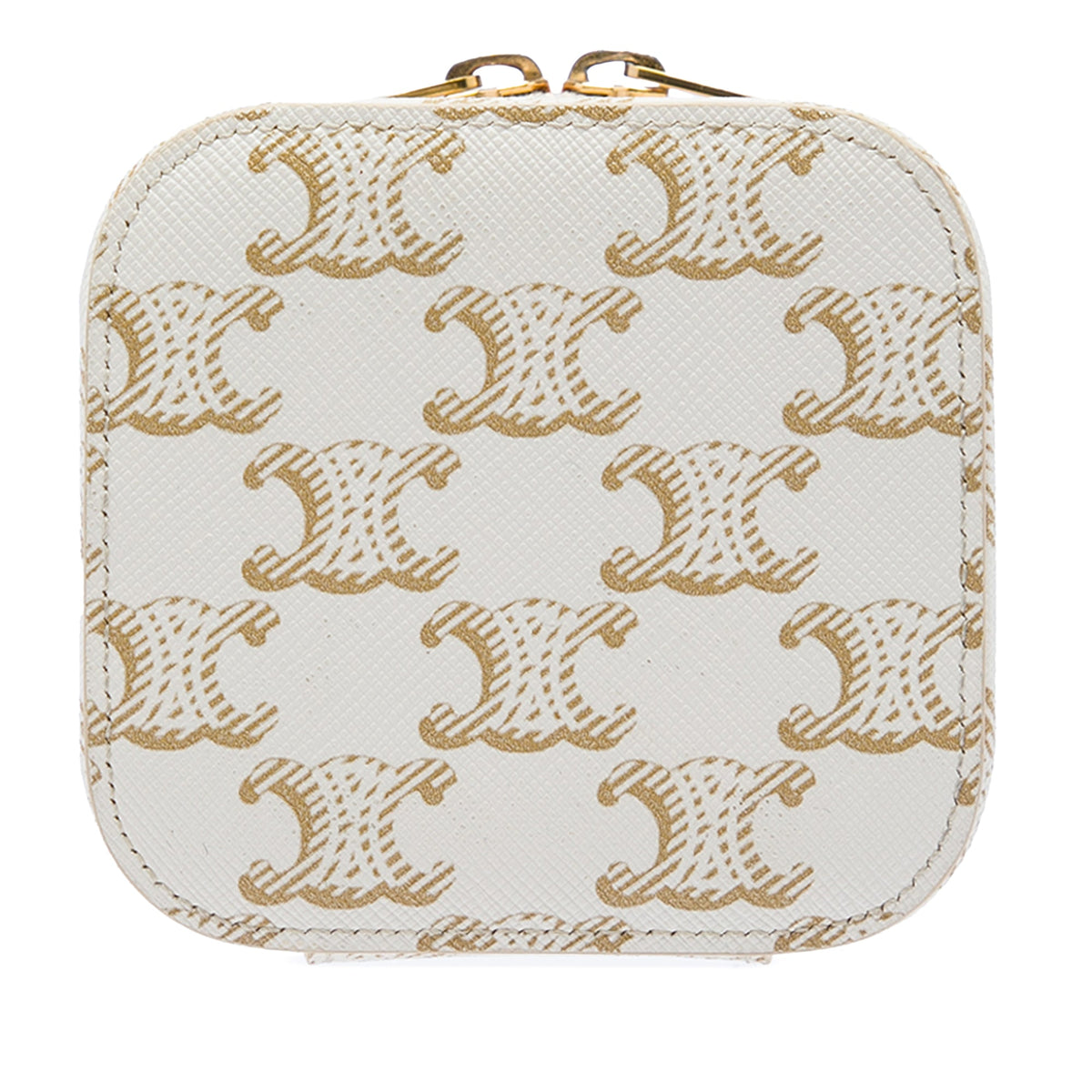 Celine Mini Triomphe Coated Canvas Vanity Case