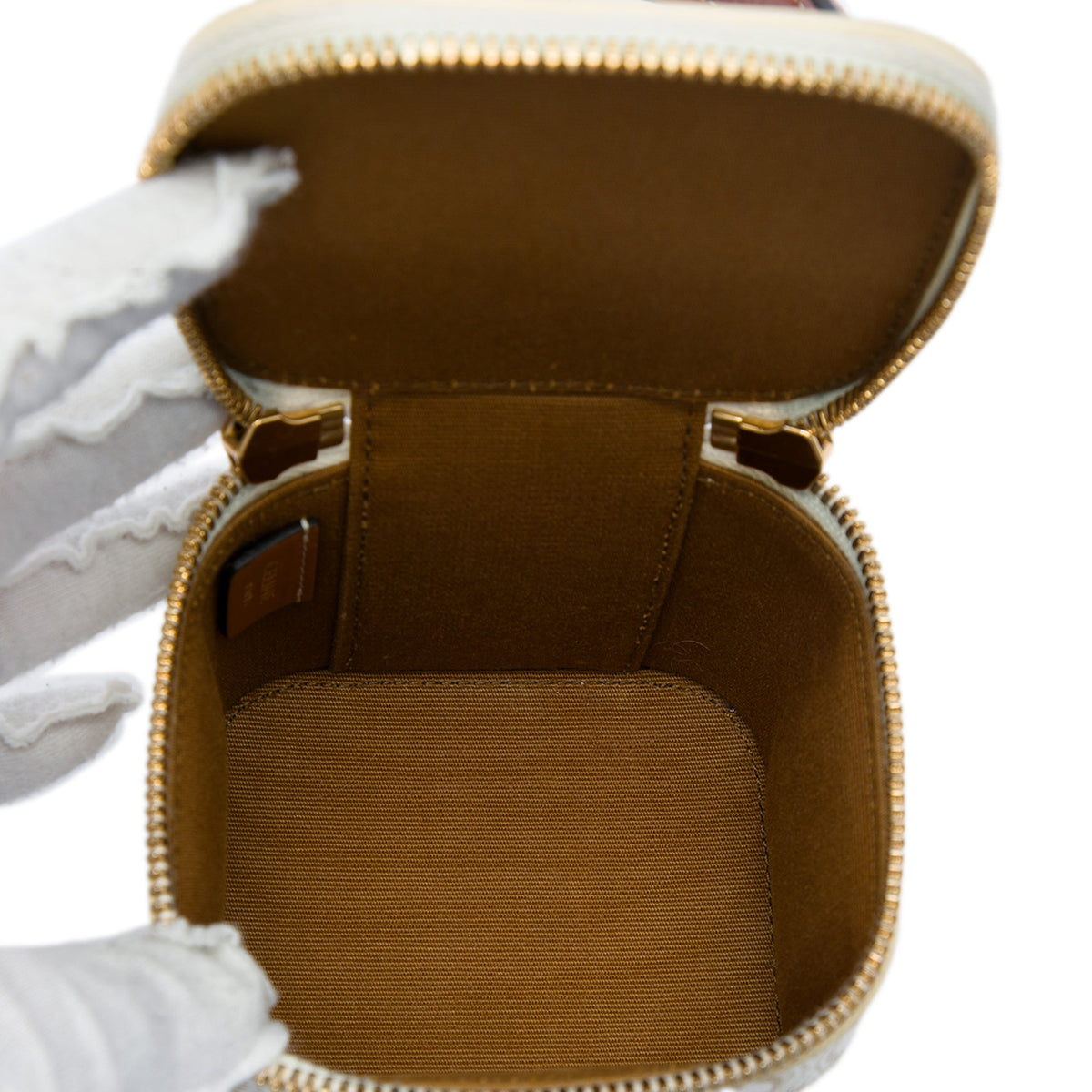 Celine Mini Triomphe Coated Canvas Vanity Case