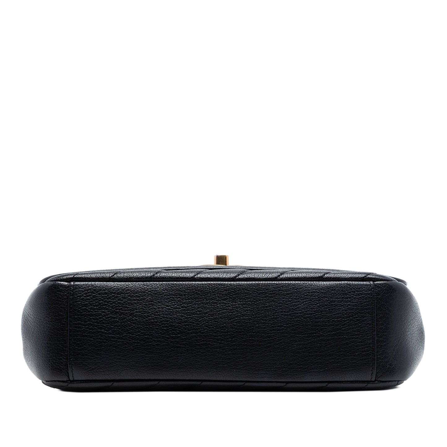 Chanel Small CC Diagonal Quilted Goatskin Flap