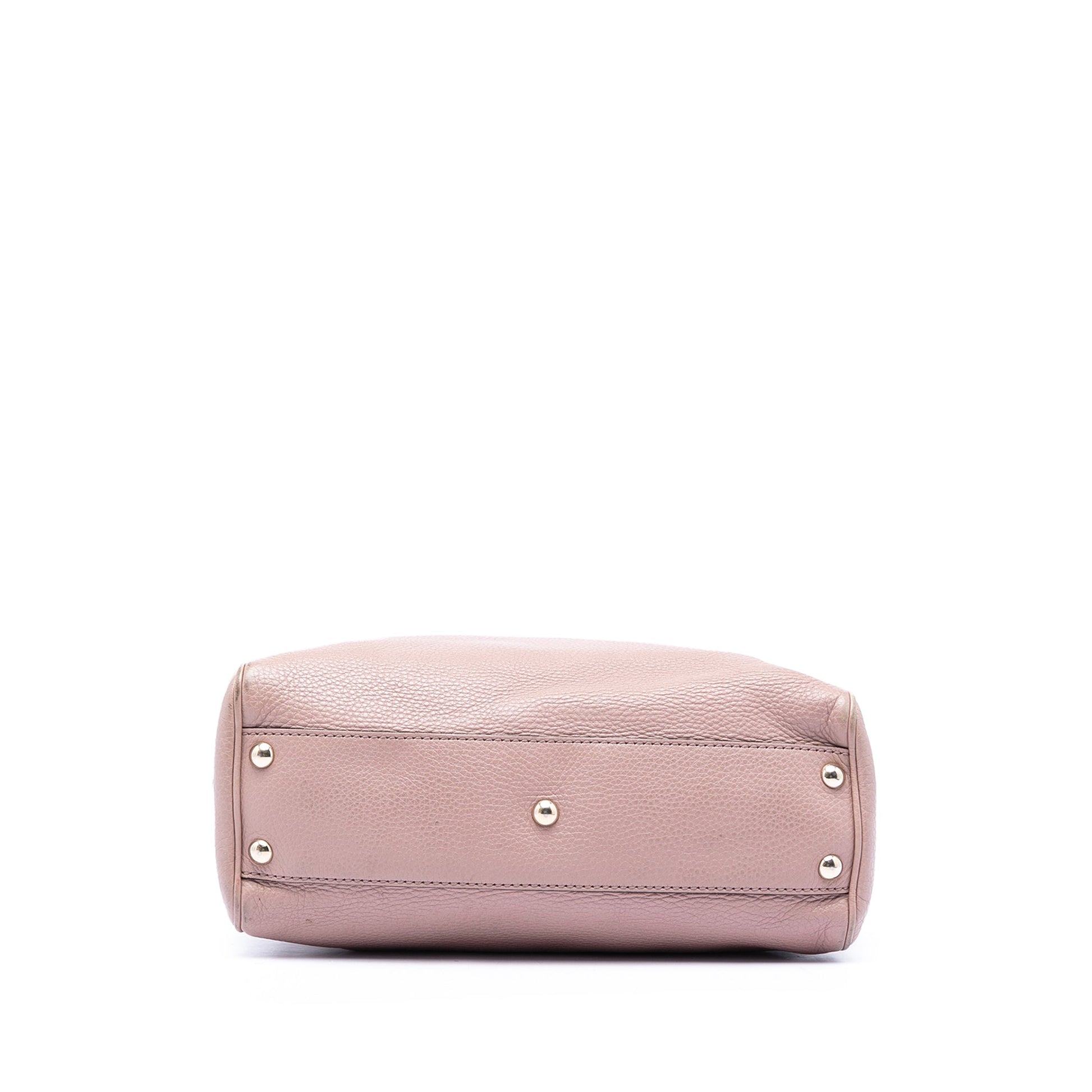 Gucci Small Calfskin Bamboo Shopper Satchel