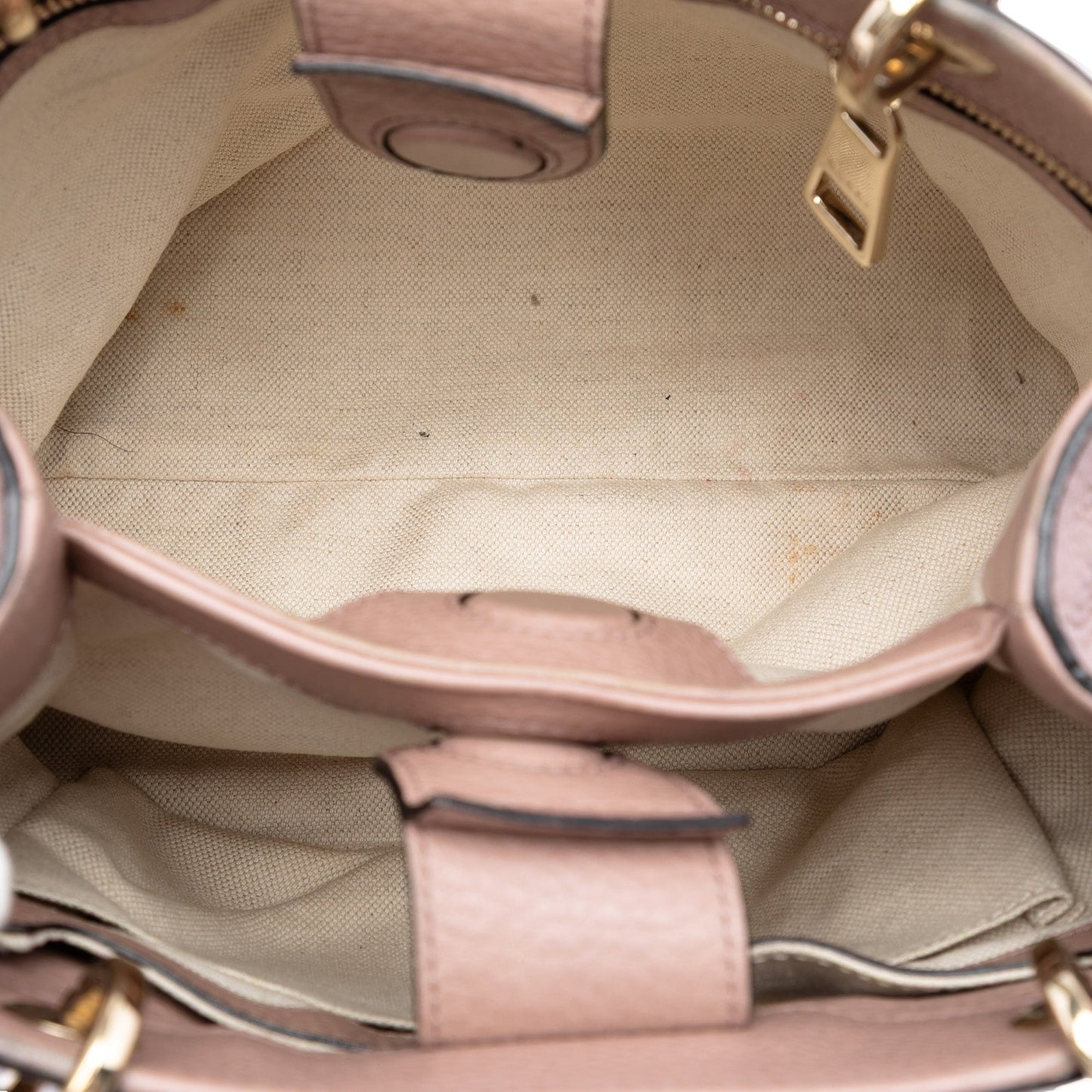 Gucci Small Calfskin Bamboo Shopper Satchel