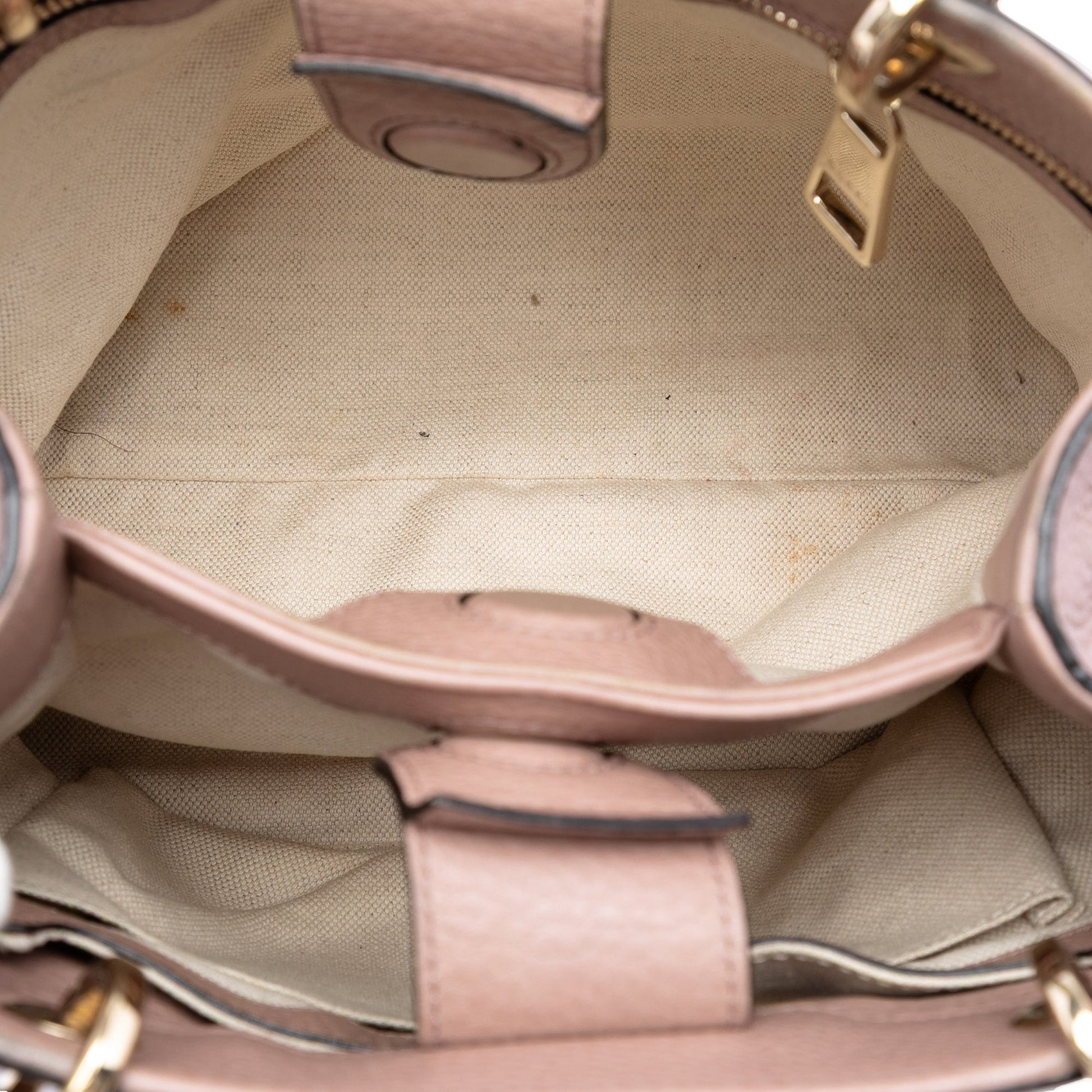 Gucci Small Calfskin Bamboo Shopper Satchel