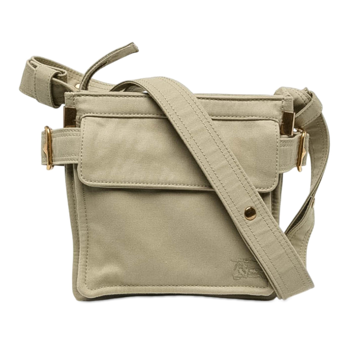 Burberry Mini Nylon Trench Phone Crossbody — Brown