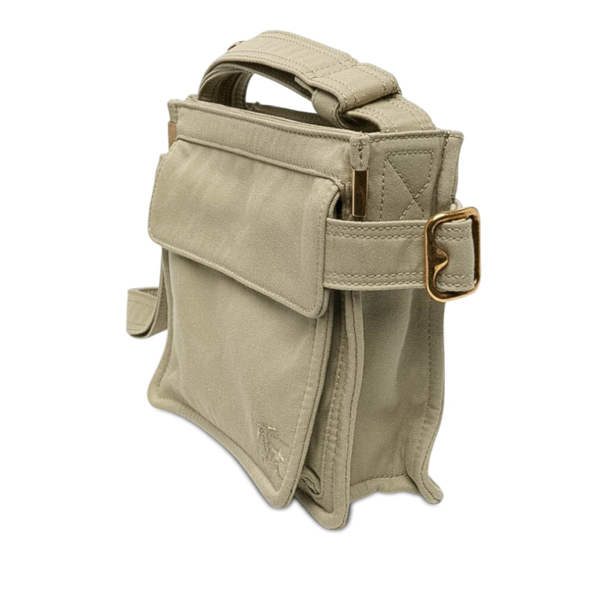 Burberry Mini Nylon Trench Phone Crossbody — Brown