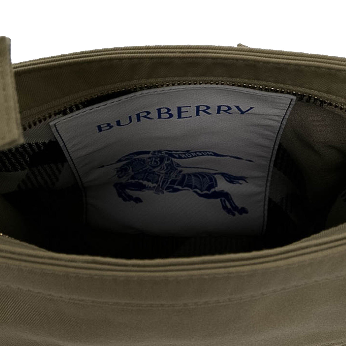 Burberry Mini Nylon Trench Phone Crossbody — Brown