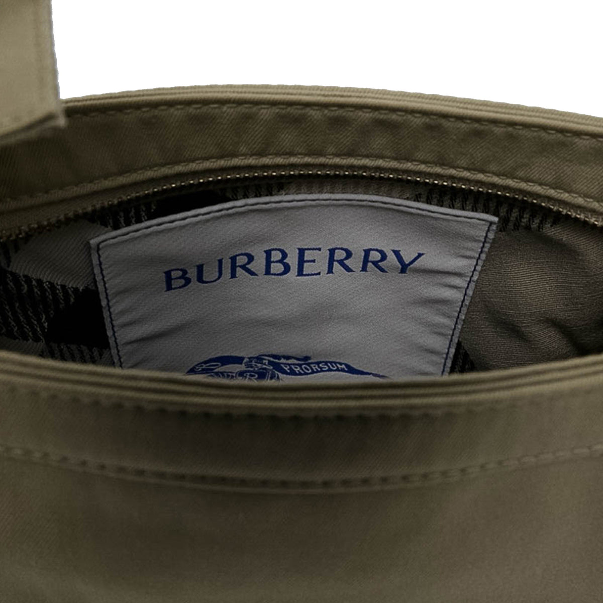 Burberry Mini Nylon Trench Phone Crossbody — Brown