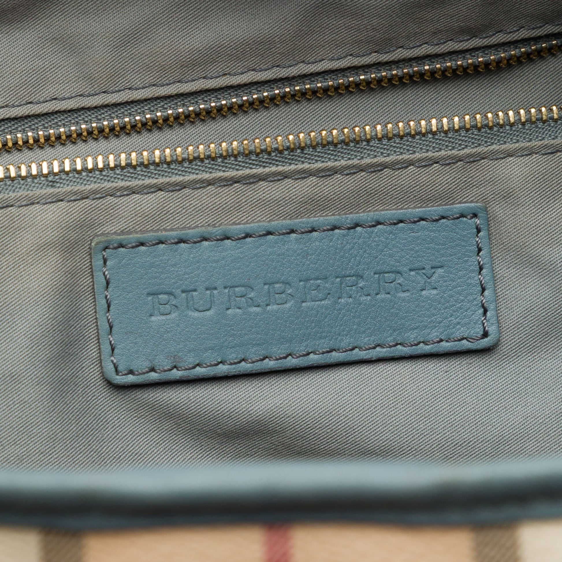 Burberry Small Haymarket Check Coated Canvas and Calfskin Canterbury Tote