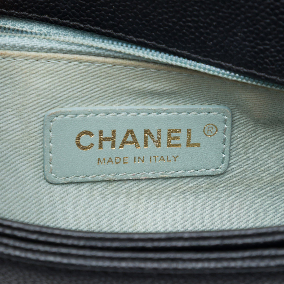 Chanel Paris Cuba Medium Quilted Caviar Thread Around Flap