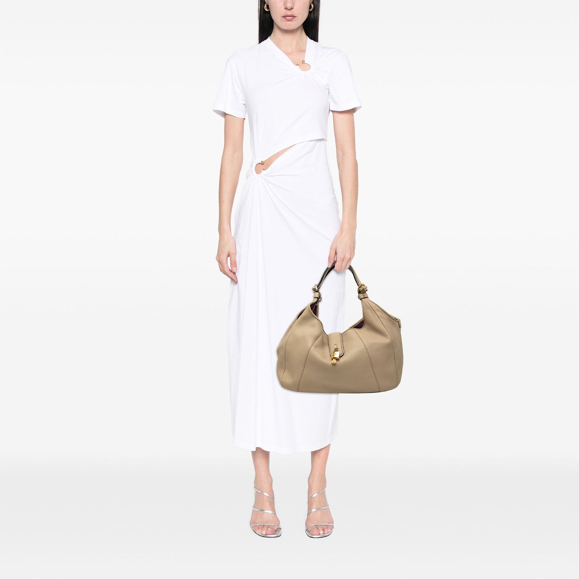 LOEWE Calfskin Calle Hobo