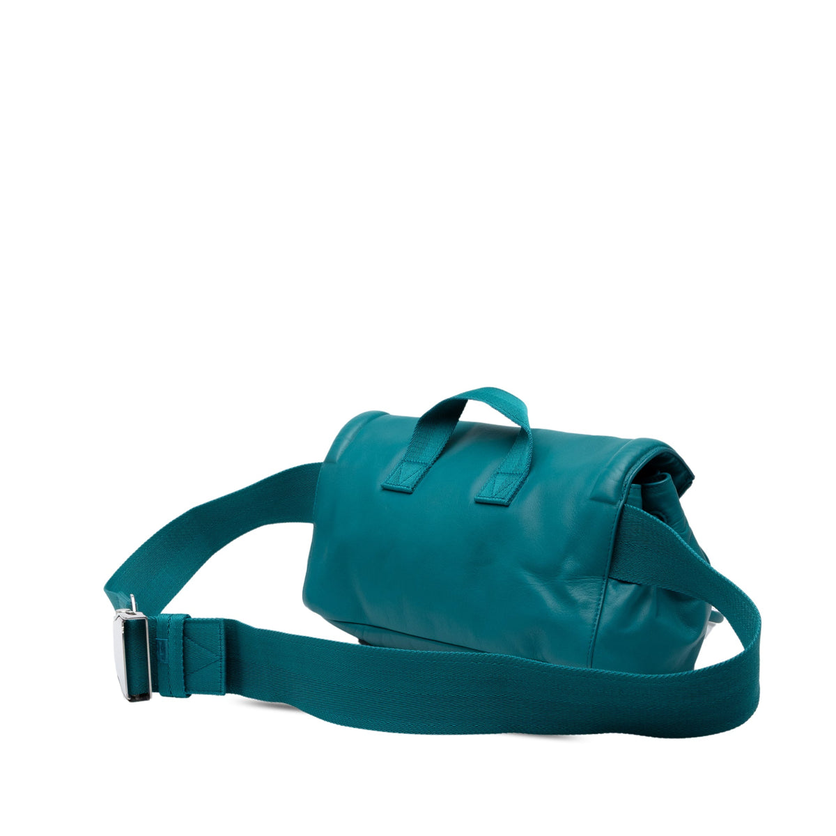 Bottega Veneta Nappa Beak Belt Bag — Blue