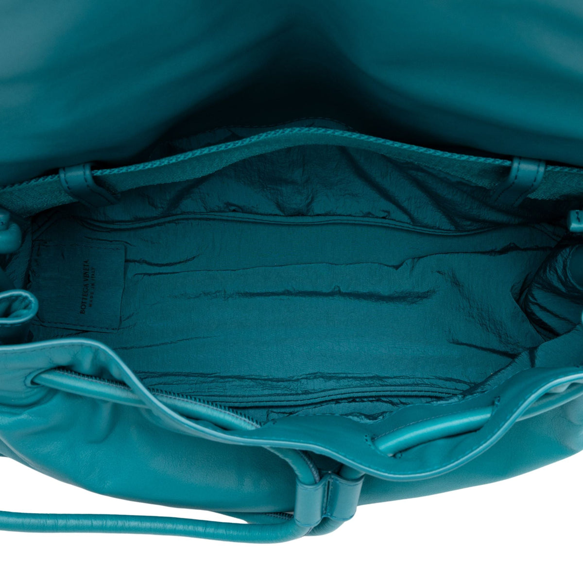 Bottega Veneta Nappa Beak Belt Bag — Blue