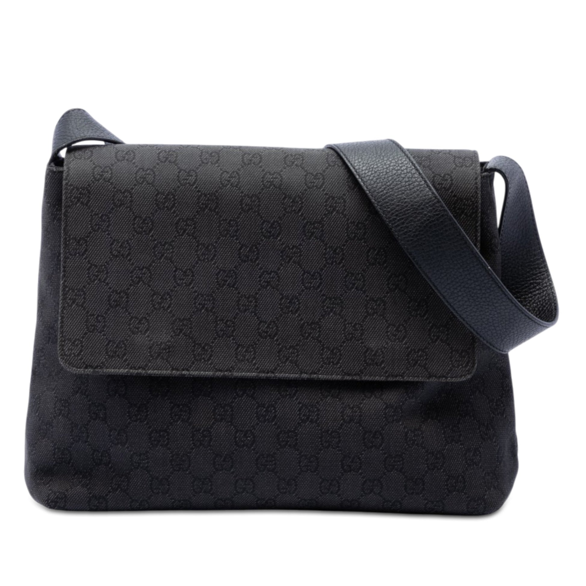 Gucci GG Denim Messenger Bag