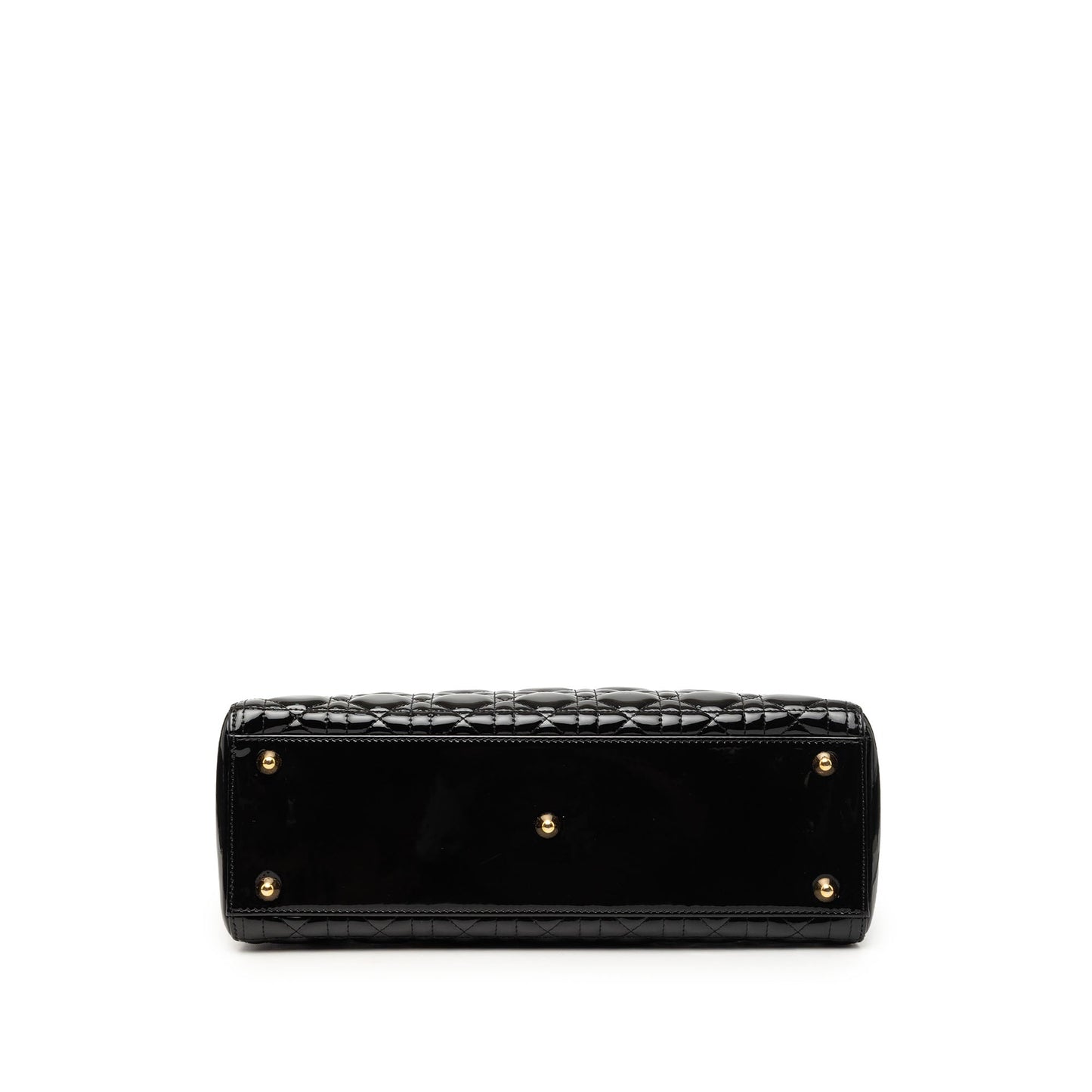 Dior Large Patent Cannage Lady Dior