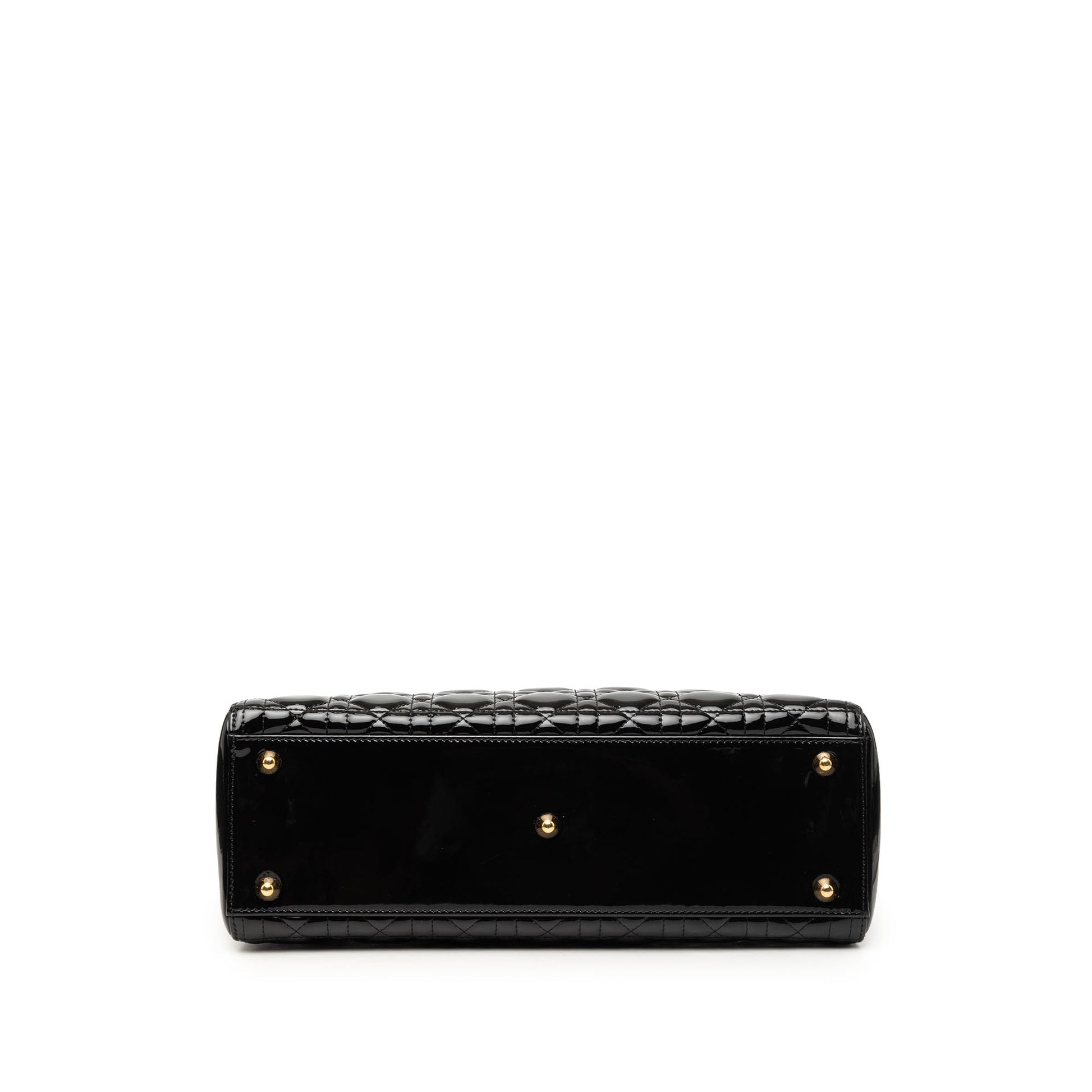 Dior Large Patent Cannage Lady Dior