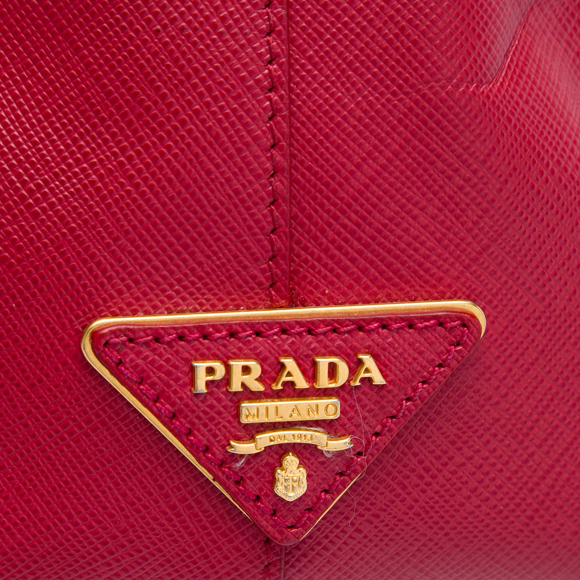 Prada Small Saffiano Square Bauletto Satchel