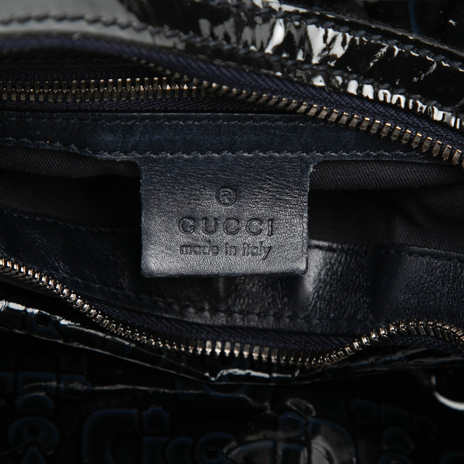 Gucci Patent Horsebit Glam Hobo
