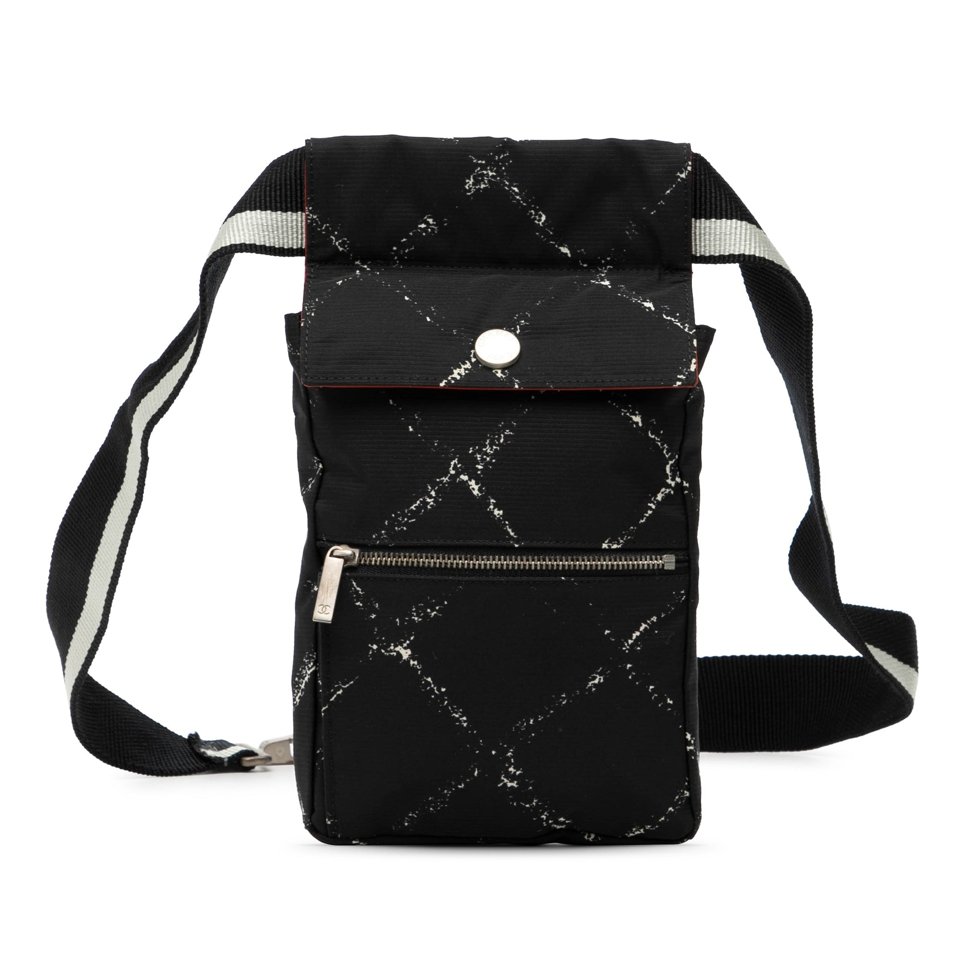 Chanel Old Travel Line Nylon Belt Bag