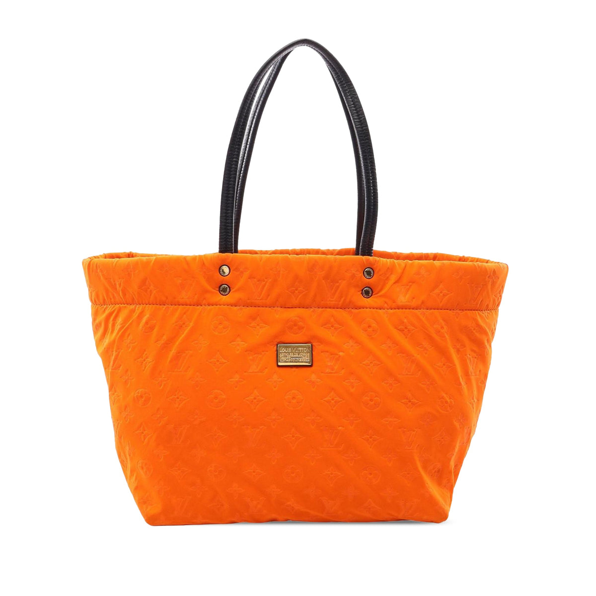Louis Vuitton Monogram Embossed Neoprene Scuba MM — Orange