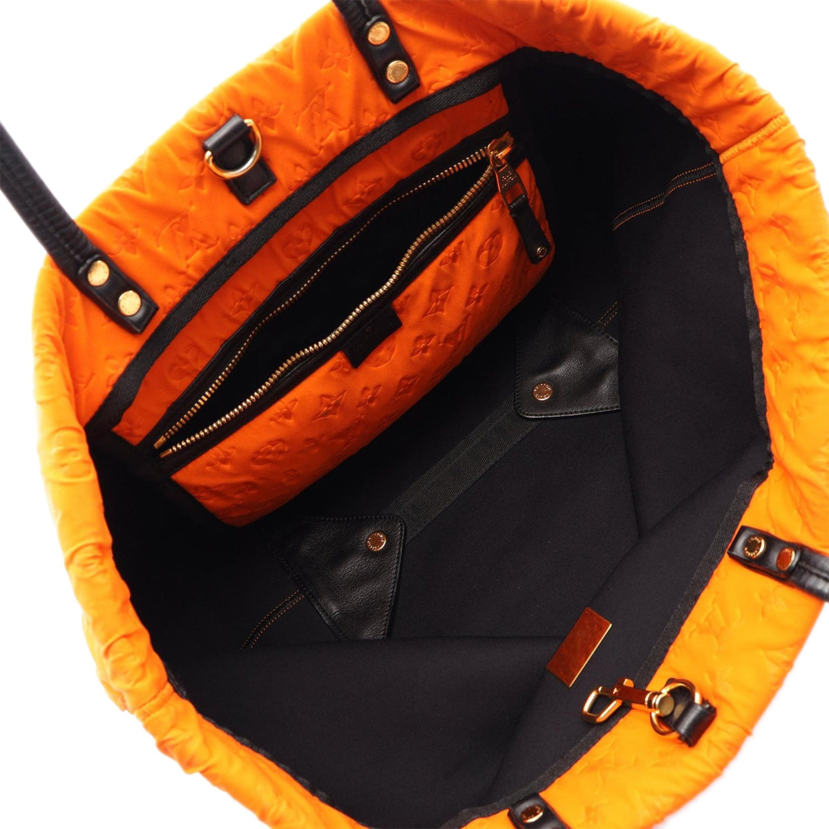 Louis Vuitton Monogram Embossed Neoprene Scuba MM — Orange