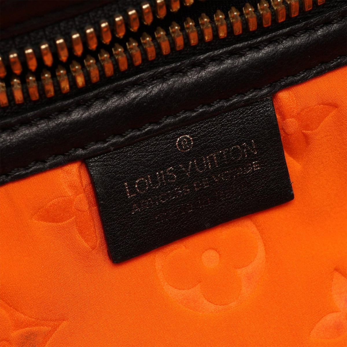 Louis Vuitton Monogram Embossed Neoprene Scuba MM — Orange