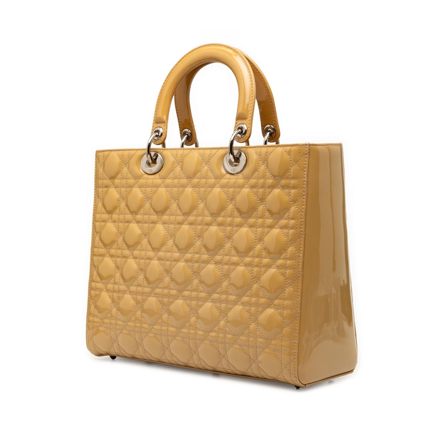 Dior Large Patent Cannage Lady Dior
