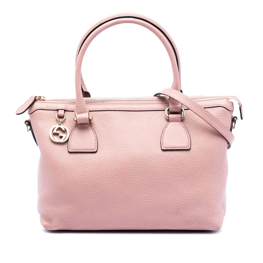 Gucci Dollar Calfskin GG Charm Satchel