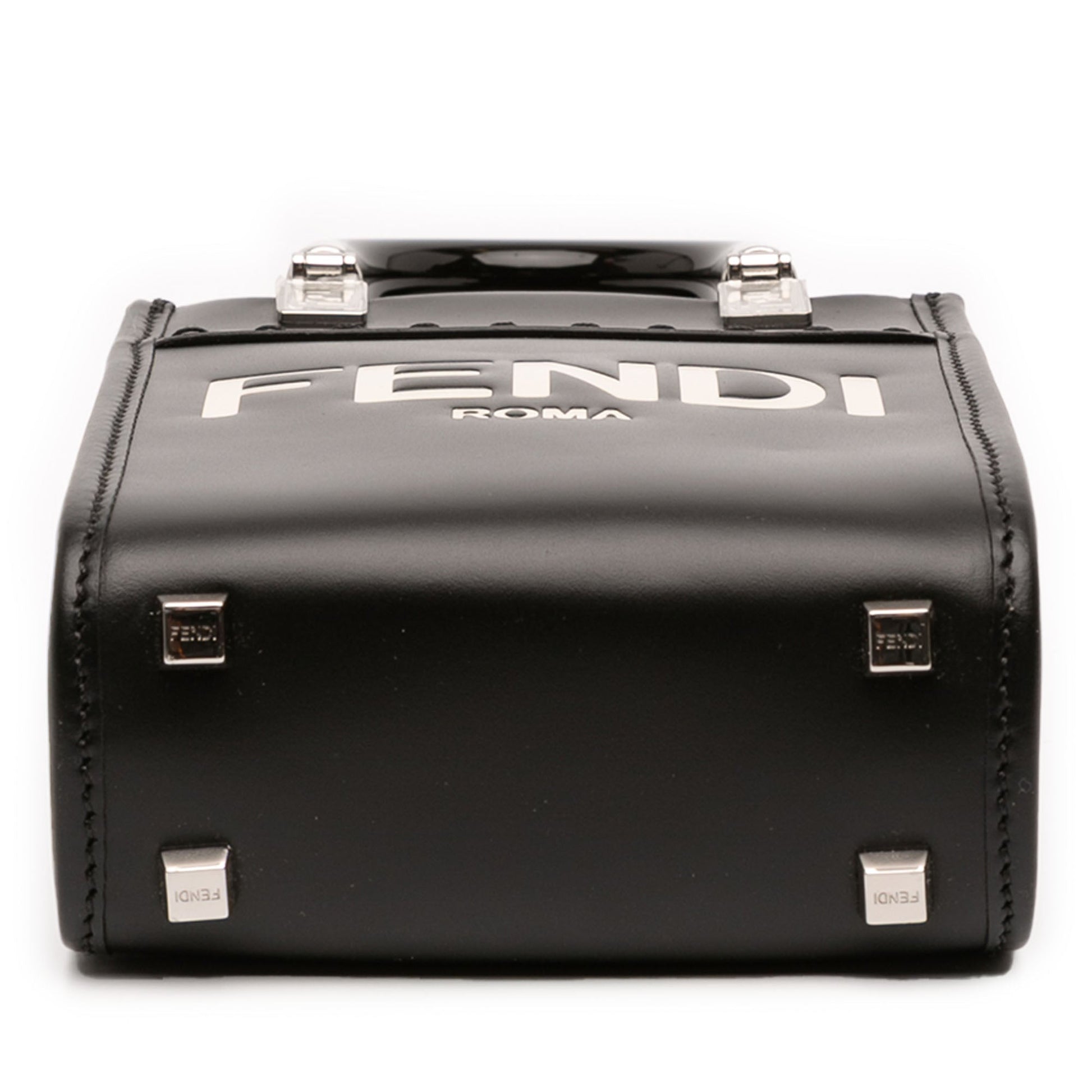 Fendi Mini Leather Sunshine Shopper Tote