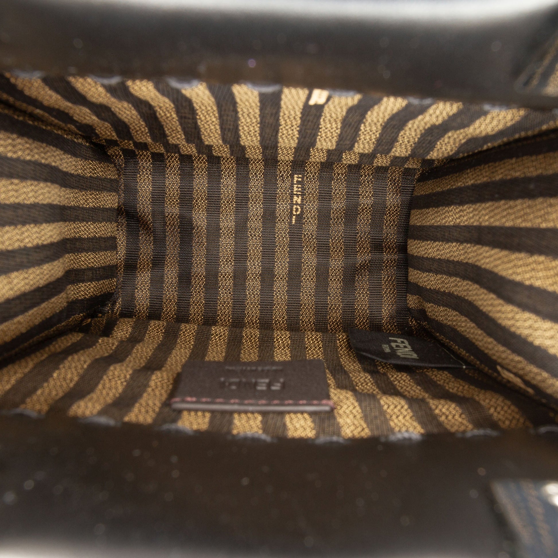 Fendi Mini Leather Sunshine Shopper Tote