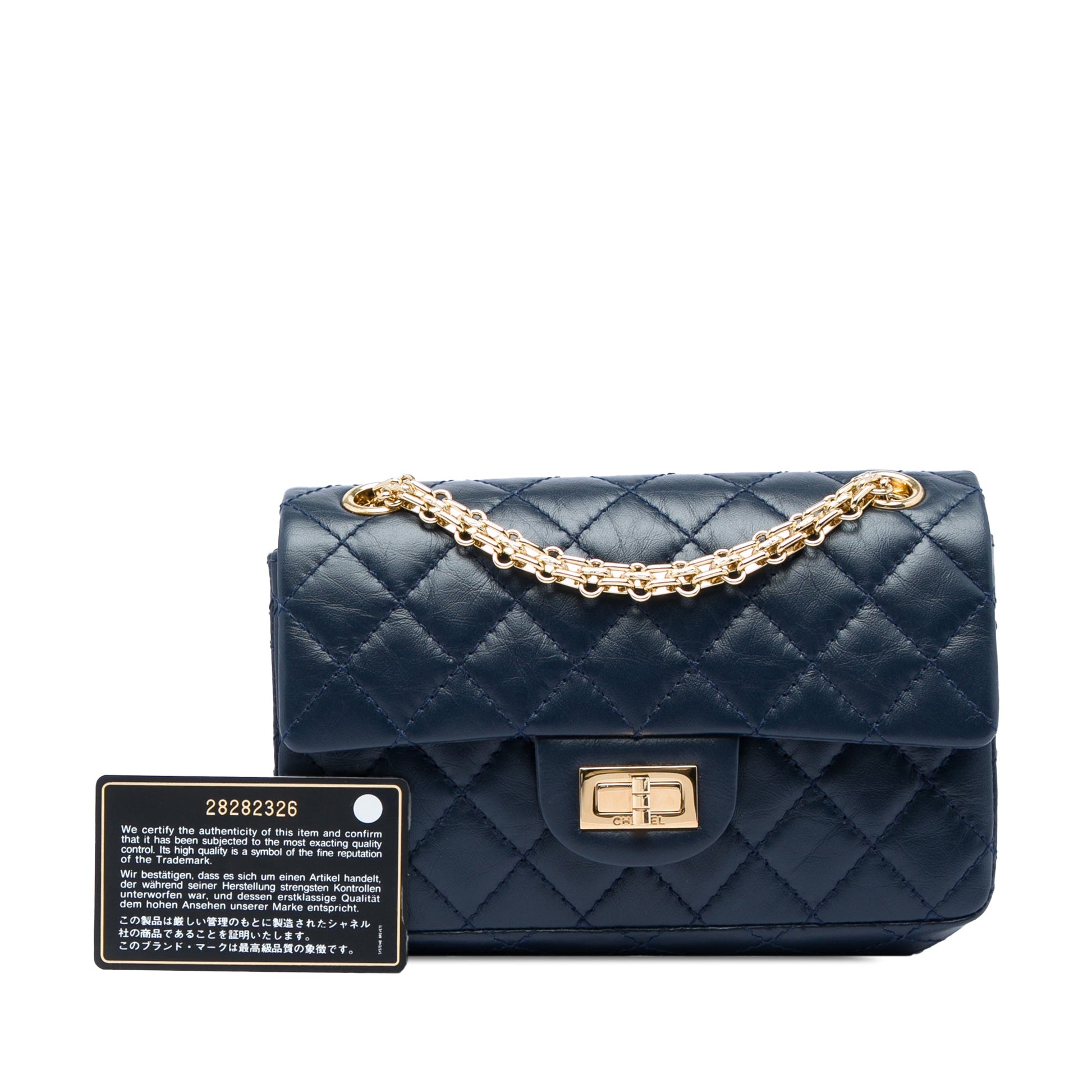 Chanel Quilted Aged Calfskin Reissue 2.55 Single Flap 224