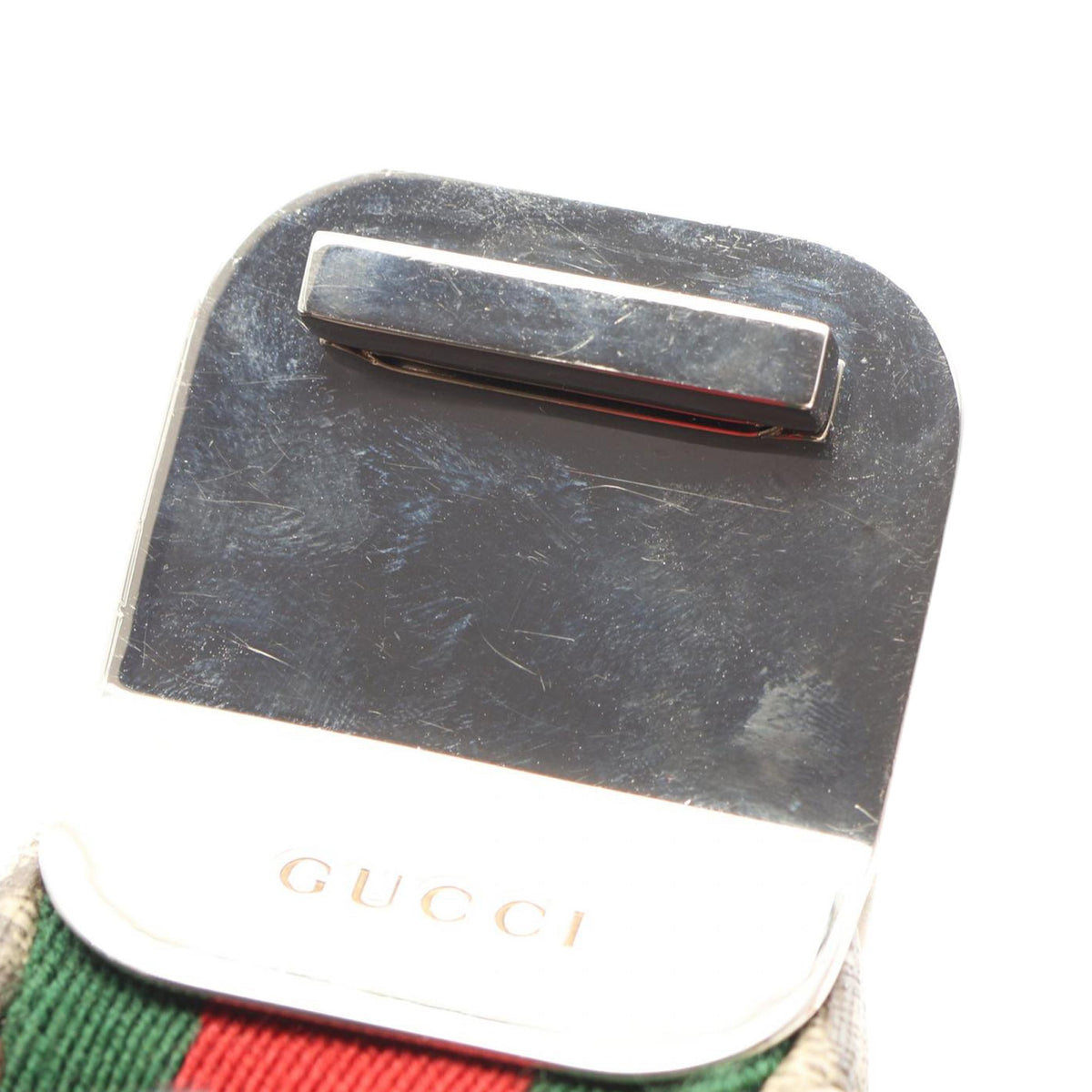 Gucci Small GG Supreme Web Attache Crossbody — Beige
