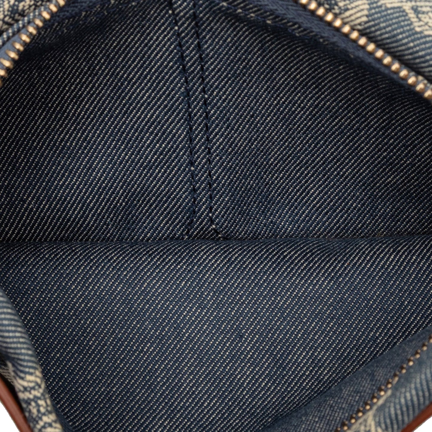 Celine Macadam Denim Double Pocket Belt Bag