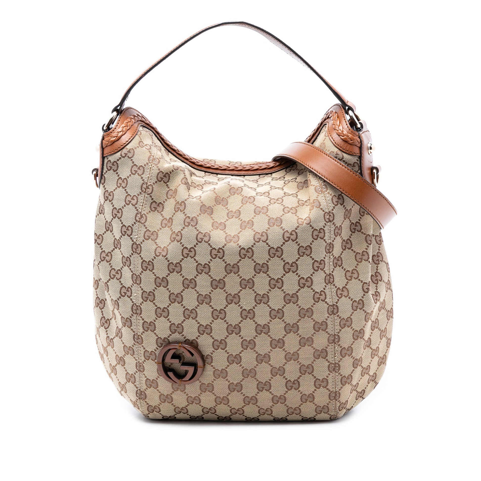Medium GG Canvas Brick Lane Convertible Hobo