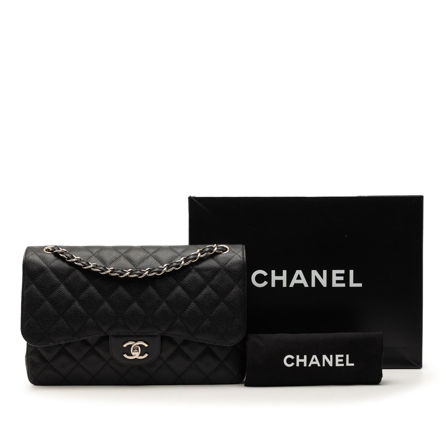 Chanel Jumbo Classic Caviar Double Flap