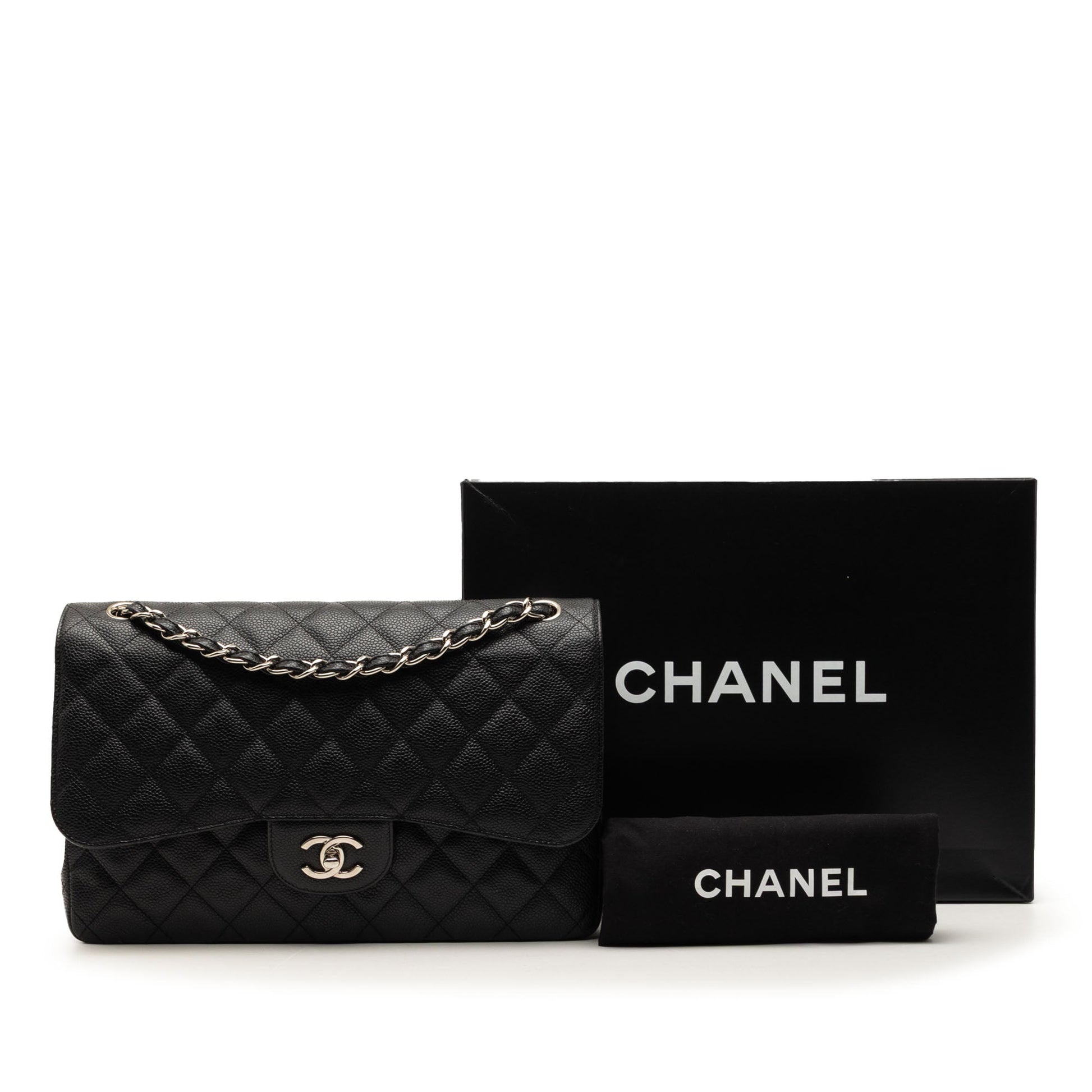 Chanel Jumbo Classic Caviar Double Flap