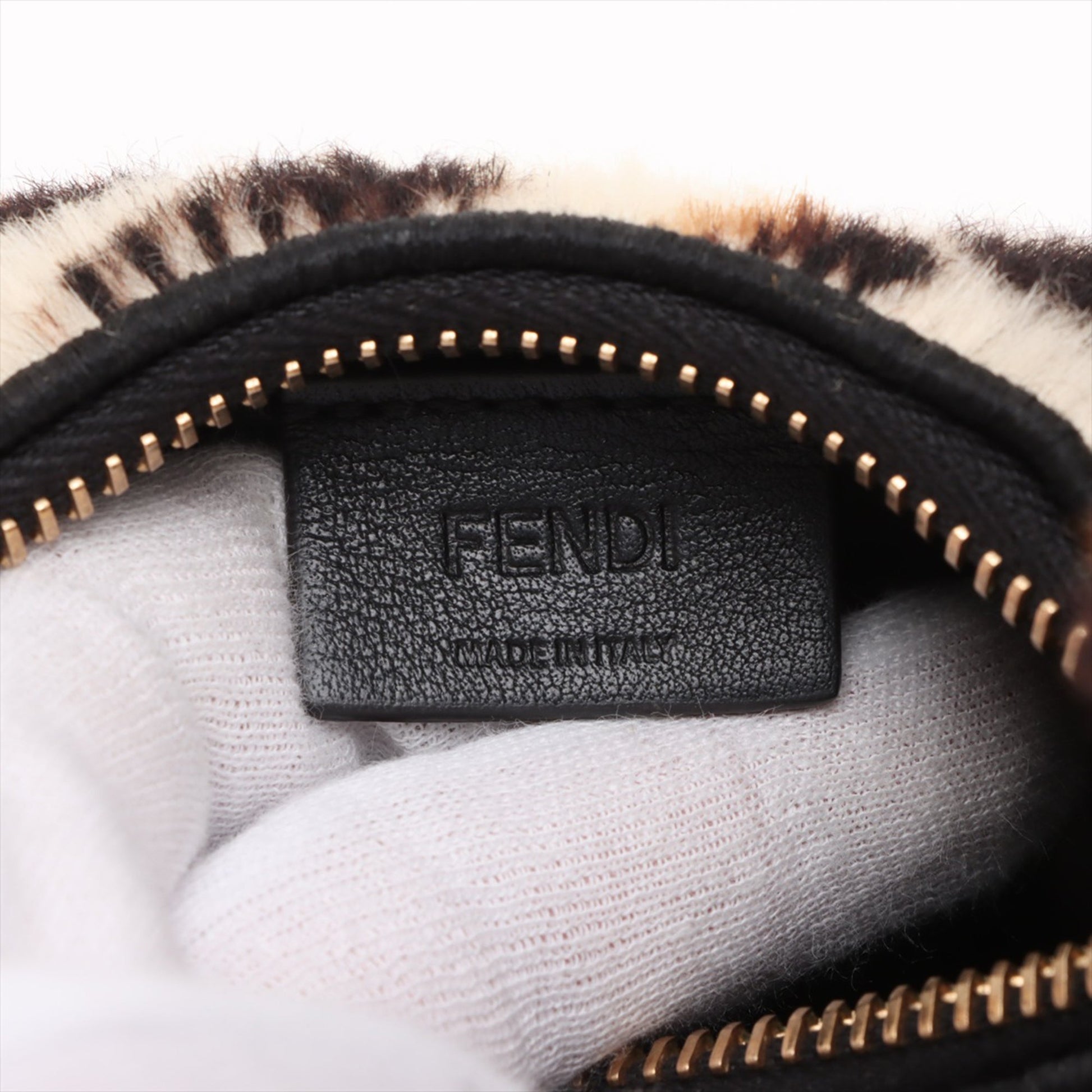 Fendi Nano Calf Hair Fendigraphy Hobo