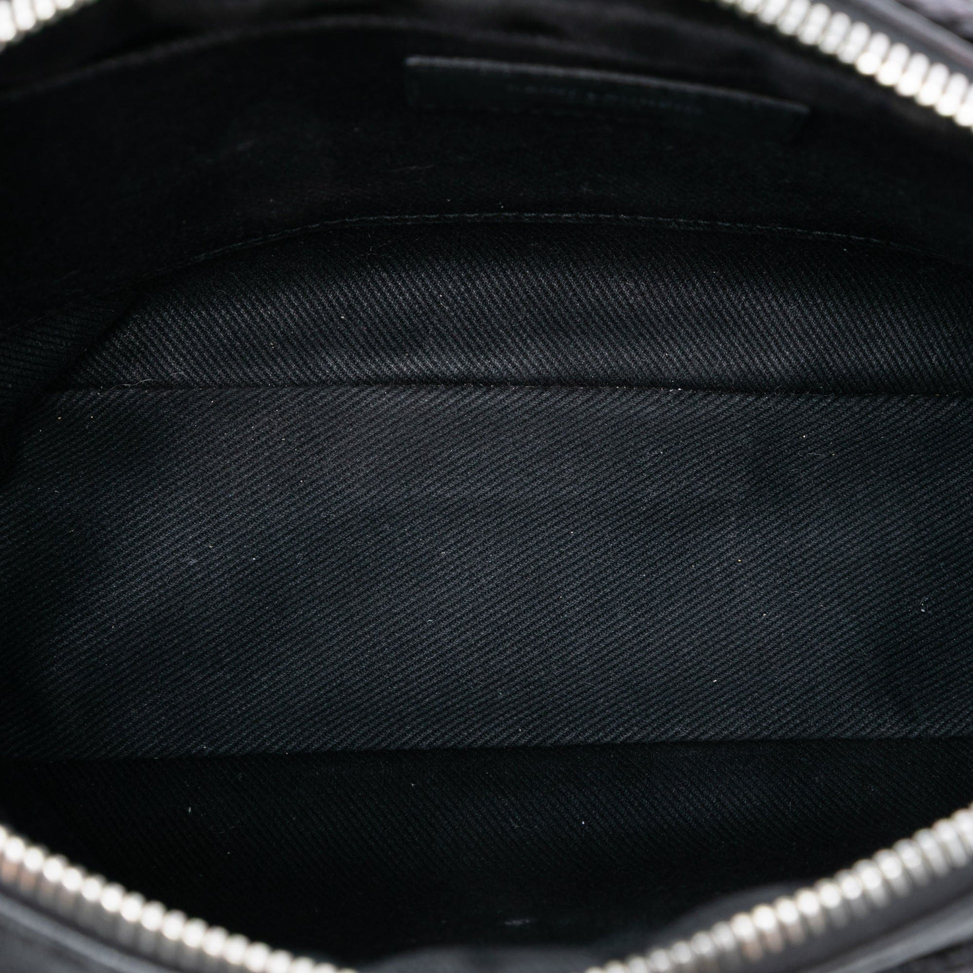 Saint Laurent Woven Raffia and Leather Lou Camera Bag