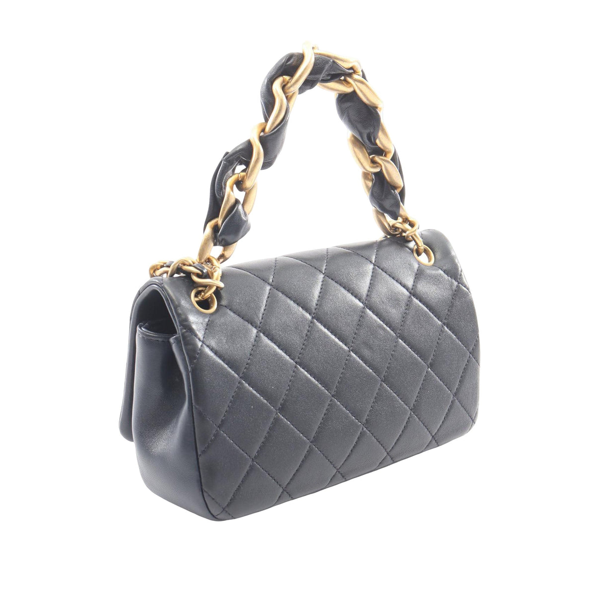 Chanel Quilted Lambskin Chain is More Flap