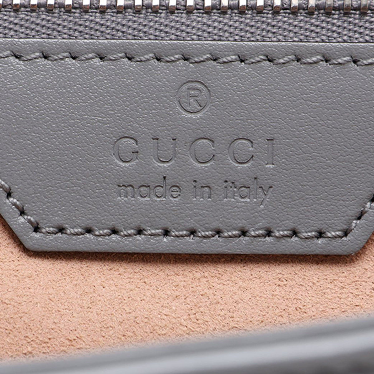 Gucci Medium GG Marmont Matelasse Leather Aria Shoulder Bag — Gray