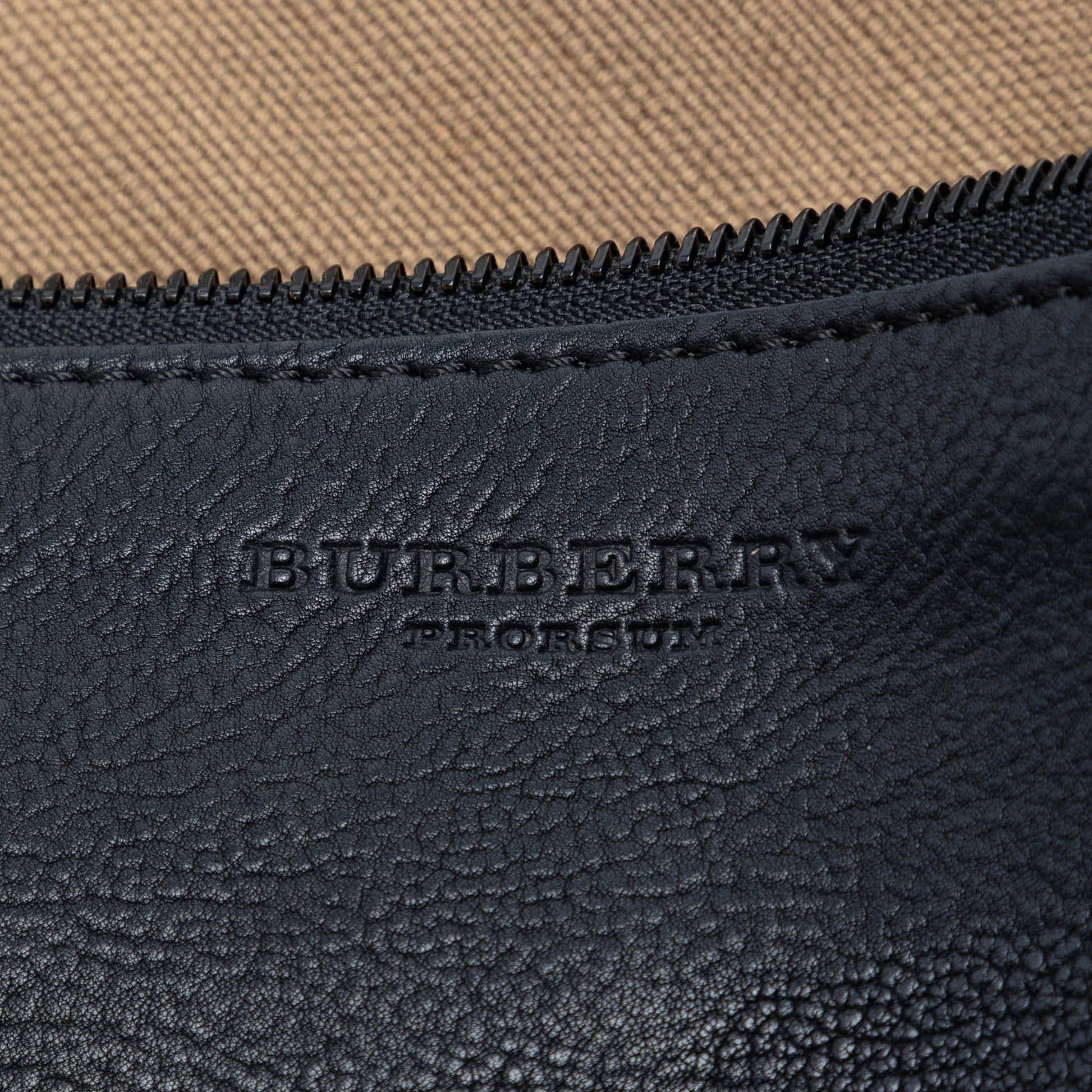 Burberry Mega Check Canvas Drawstring Backpack